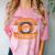 Straight Outta 5th Grade Shirt Fifth Graduation Boys Girls Comfort Color Blast T-Shirt Clay
