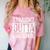 Straight Outta Grad School Graduation T Shirt Gift Comfort Color Blast T-Shirt Clay