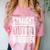 Straight Outta Kindergarten Graduation 2025 Kinder Comfort Color Blast T-Shirt Clay