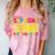 Straight Outta Kindergarten TShirt Graduation Kid Comfort Color Blast T-Shirt Clay