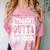 Straight Outta Law School Future Lawyer Graduation Comfort Color Blast T-Shirt Clay