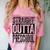 Straight Outta Preschool Shirt Boy Girl Graduation Comfort Color Blast T-Shirt Clay