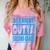Straight Outta Second Grade Graduation Class Comfort Color Blast T-Shirt Clay