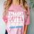 Straight Outta Third Grade Class Of 2019 Graduation Comfort Color Blast T-Shirt Clay