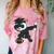 Student Graduation 2022 Panda Football Boys Girls Teenager Comfort Color Blast T-Shirt Clay