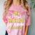 Super Proud Bonus Dad Of 2025 Graduate Graduation Family Comfort Color Blast T-Shirt Clay