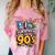 I Survived The 90s – Cute Retro Cartoon Nostalgia Comfort Color Blast T-Shirt Clay