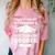I Survived My Boyfriend's Doctorate Degree Graduation Comfort Color Blast T-Shirt Clay