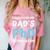 i Survived My Dad's Phd Dissertation College Graduation 2021 Comfort Color Blast T-Shirt Clay