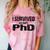 I Survived My Dad's PhD Graduation Comfort Color Blast T-Shirt Clay
