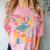 i Survived My Daughter's Bachelors Degree Groovy Graduation Comfort Color Blast T-Shirt Clay