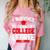 I Survived My Daughter's College Degree College Graduation Comfort Color Blast T-Shirt Clay
