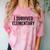 I Survived Elementary Graduation School Student Comfort Color Blast T-Shirt Clay