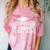 I Survived My Husband's Doctoral Degree Graduation Husband Comfort Color Blast T-Shirt Clay