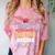 I Survived My Husband's Masters Degree Graduation Comfort Color Blast T-Shirt Clay