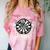 I Survived Lawn Darts Classic Yard Nostalgia Game Fun Comfort Color Blast T-Shirt Clay