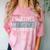 I Survived My Wife's Masters Degree Graduation Friends Comfort Color Blast T-Shirt Clay