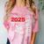 Swimming Team Senior Class Of 2025 Graduation 2025 Comfort Color Blast T-Shirt Clay