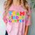 Team Kindergarten Shirt Teacher Back To School Graduation Men Women Girls Kids Comfort Color Blast T-Shirt Clay
