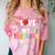 Teens Graduation I Heart My Teacher I Love My Teachers Comfort Color Blast T-Shirt Clay