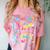 Tie Dye Happy Last Day Of School Graduation Teacher Student Comfort Color Blast T-Shirt Clay