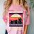 Unique Art For Introverted Cat Fans -Adults Cat Humorous Introvert Small Comfort Color Blast T-Shirt Clay