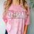 Valentines Day NICU Nurse Cute Bear Neonatal ICU Graduation Comfort Color Blast T-Shirt Clay