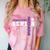 Volleyball Senior Night Volleyball Senior 2025 Graduation 26 Comfort Color Blast T-Shirt Clay
