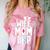 Wife Mom DNP Doctor Of Nursing Practice Graduation Comfort Color Blast T-Shirt Clay