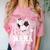 Women's Senior Nana Class Of 2026 Soccer Graduation Heart Comfort Color Blast T-Shirt Clay
