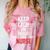 Xmas Nurse Graduation Keep Calm I'm Almost A Nurse Comfort Color Blast T-Shirt Clay