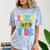 2000's Vibe Hip Hop Costume Early 2000s Party Nostalgia Comfort Color Blast T-Shirt Ocean