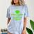 2018 Graduation Red Green High School Color Comfort Color Blast T-Shirt Ocean