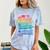 2nd Grade 2021 Graduate Quarantine Second Grade Graduation Comfort Color Blast T-Shirt Ocean