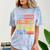 6th Grade Level Complete Shirt Graduation Last Day Of School Comfort Color Blast T-Shirt Ocean