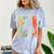 8th Grade Level Complete Gamer Class Of 2024 Graduation Comfort Color Blast T-Shirt Ocean