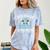 8th Grade Level Complete Graduation 2025 Class Eighth Grade Comfort Color Blast T-Shirt Ocean
