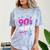90's Party 90s Nostalgia Retro Rave Dance Music Comfort Color Blast T-Shirt Ocean