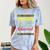 African American High School Graduation Grad Shirt Comfort Color Blast T-Shirt Ocean