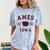 Ames Iowa Est 1864 Nostalgia Premium Tri-Blend Comfort Color Blast T-Shirt Ocean