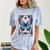 Antisocial Butterfly Introvert Distressed Comfort Color Blast T-Shirt Ocean