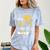 Back To School My Sister Did It Graduation Proud Sister Graduated Female X-Small Comfort Color Blast T-Shirt Ocean