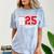 Basketball Senior Night Basketball Senior 2025 Graduation 79 Comfort Color Blast T-Shirt Ocean