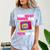 The Best Moms Are 90s Girls 90s Aesthetic Mom Nostalgia Comfort Color Blast T-Shirt Ocean