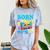 Born In The 80's But 90's Made Me Nostalgia Cassette Tape Premium Tri-Blend Comfort Color Blast T-Shirt Ocean
