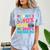 Born In The 90's But The 2000's Raised Me Y2K Nostalgia Comfort Color Blast T-Shirt Ocean