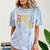Bruh We Out 4th Graders Fourth Grade Graduation Class 2024 Comfort Color Blast T-Shirt Ocean