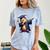 Capybara Graduation Dabbing Capy Wearing Graduate Gown Comfort Color Blast T-Shirt Ocean