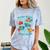 Cartoon Sarcasm Anti-Social Nihilism Introvert Fish Comfort Color Blast T-Shirt Ocean