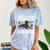 Chocolate Lab Dog Introvert Chocolate Labrador Retriever Comfort Color Blast T-Shirt Ocean